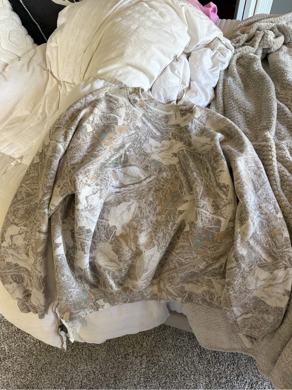 Abercrombie Camo Crewneck